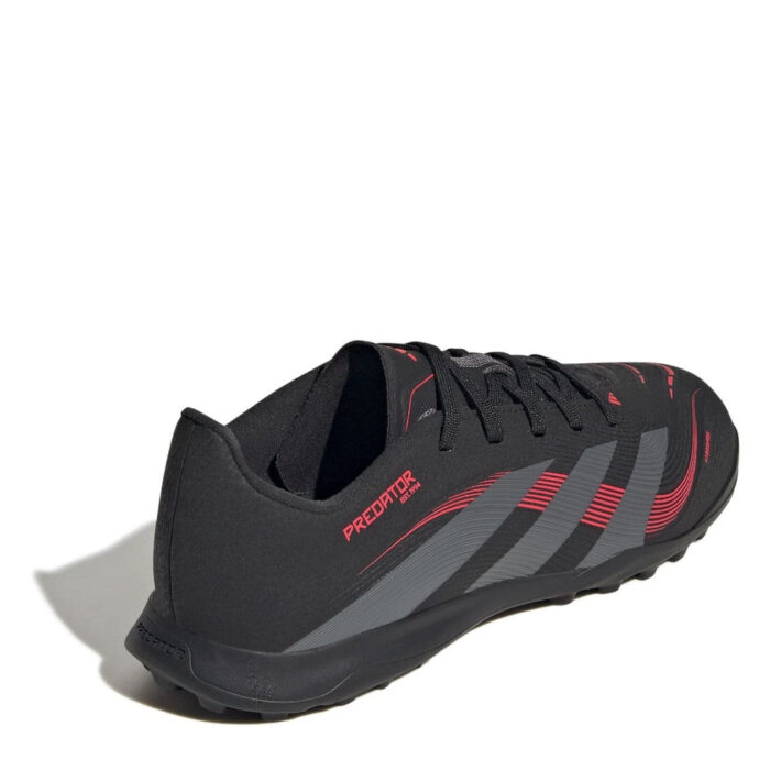adidas Predator Junior Turf Football Boots – Black/Grey – view 4