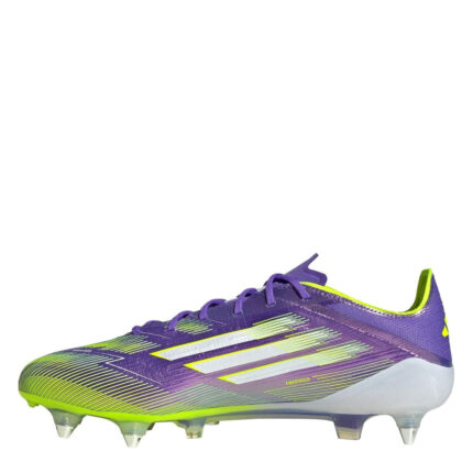 adidas F50 Soft Ground Football Boots – Purple/White – view 2