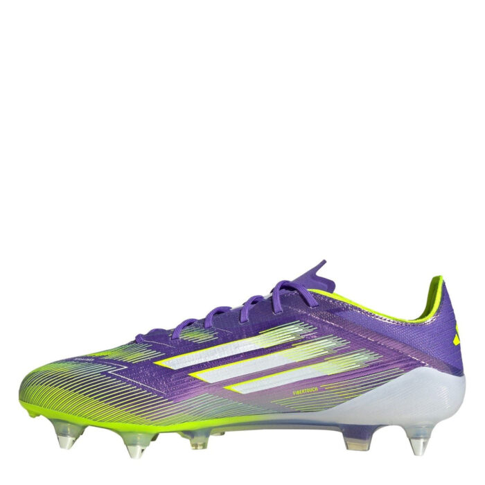 adidas F50 Soft Ground Football Boots – Purple/White – view 2