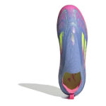 adidas F50 Junior Firm Ground Football Boots – Blue/Lemon/Pink – view 5