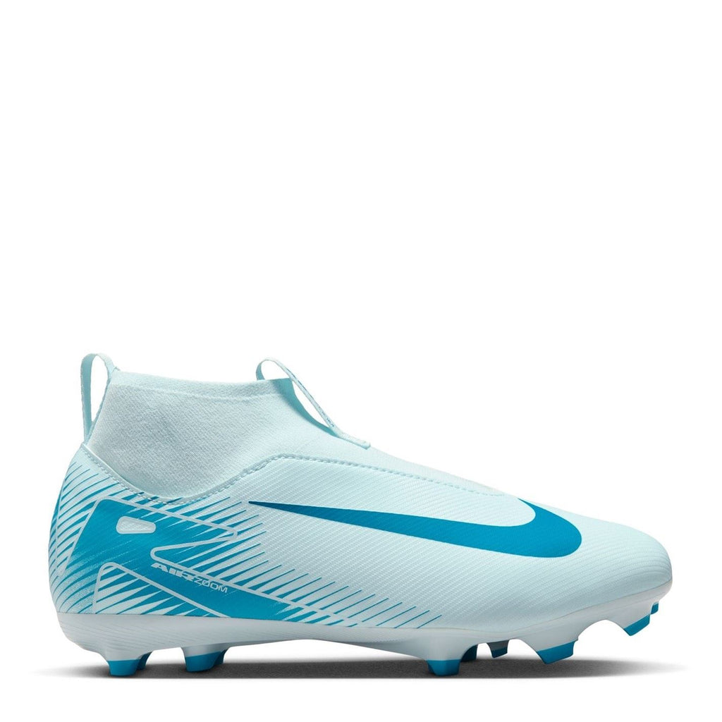 Nike Zoom Mercurial Superfly 10 Junior Firm Ground Football Boots – Blue/Baltic Nike Zoom Mercurial Superfly 10 Junior Firm Ground Football Boots – Blue/Baltic
