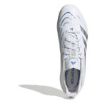 adidas Firm Ground Football Boots – White/Silvermet – view 5