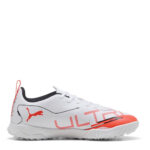 Puma Ultra 5 Junior Turf Football Boots – White/Red - Image 4
