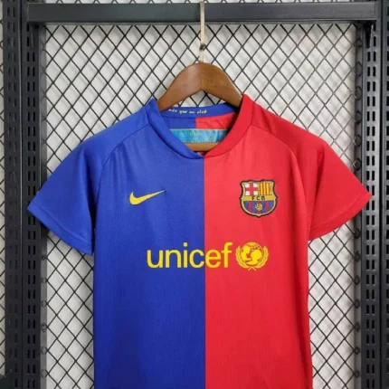Retro Barcelona 2008/09 Home Kids Kit – view 2