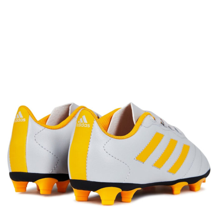 adidas Goletto Viii Junior Firm Ground Football Boots – Grey/Orange - Image 5