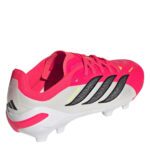 adidas Predator Junior Firm Ground Football Boots – Red/Blk/White – view 4
