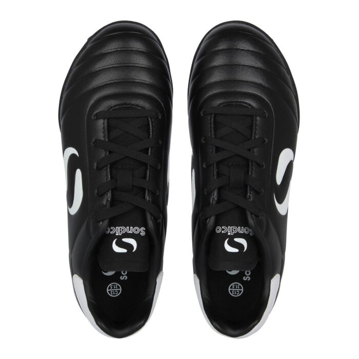 Sondico Strike Junior Turf Football Boots – Black/White – view 6