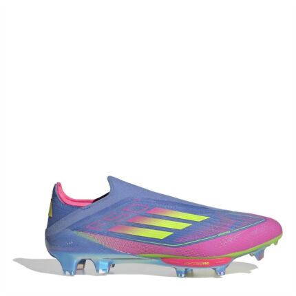 adidas Mens F50+ Firm Ground Football Boots – Blue/Yellow