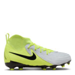 Nike Phantom Luna Ii Junior Firm Ground Football Boots – Silver/Volt