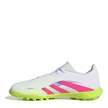 adidas Predator Junior Turf Football Boots – White/Pink – view 2