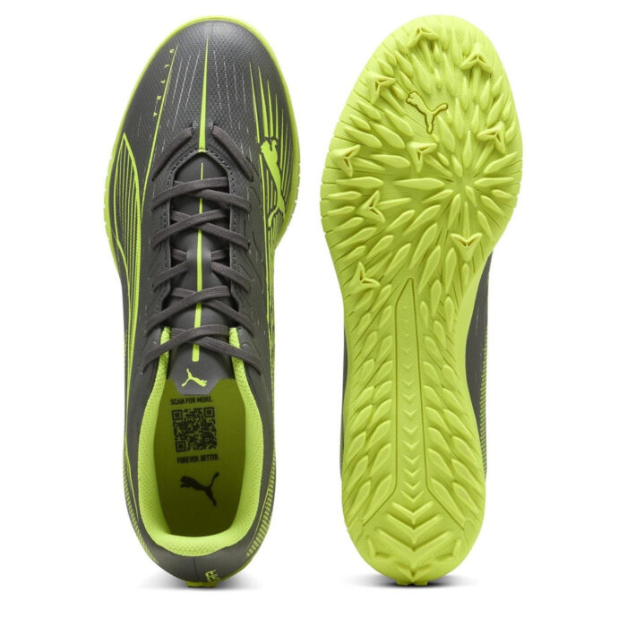 Puma Ultra Turf Football Boots – Silver/Yellow – view 3