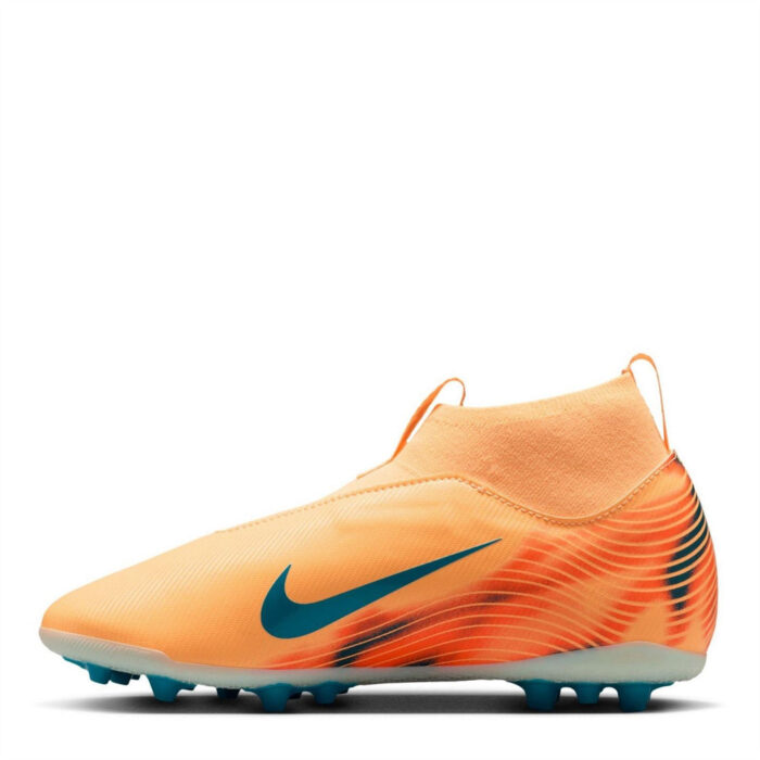 Nike Zoom Mercurial Superfly Junior Artificial Ground Football Boots – Red/Green – view 7