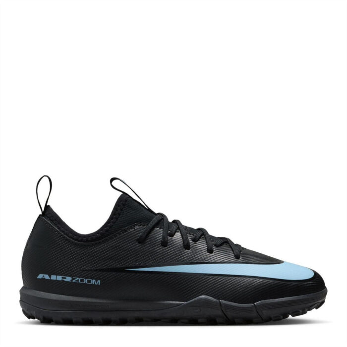 Nike Zoom Mercurial Vapor 16 Junior Turf Football Boots – Black/Blue – view 7