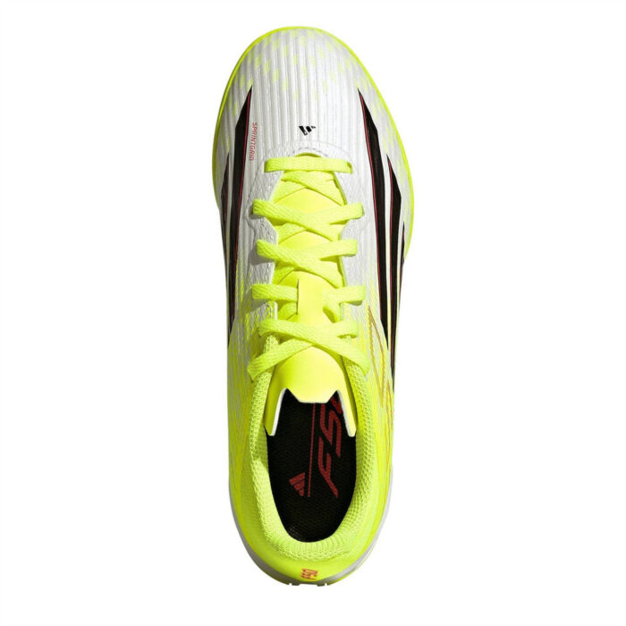 adidas F50 Messi Junior Turf Football Boots – Solar Yellow – view 5