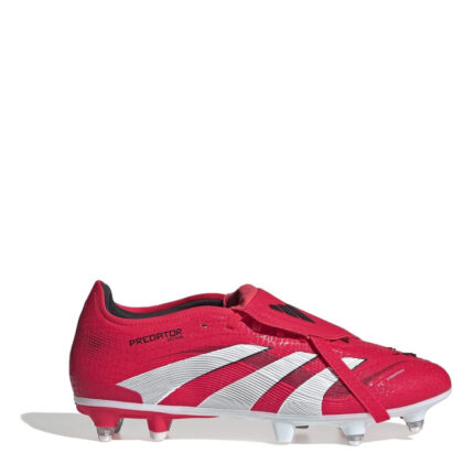 adidas Predator Firm Ground Football Boots – Red/White