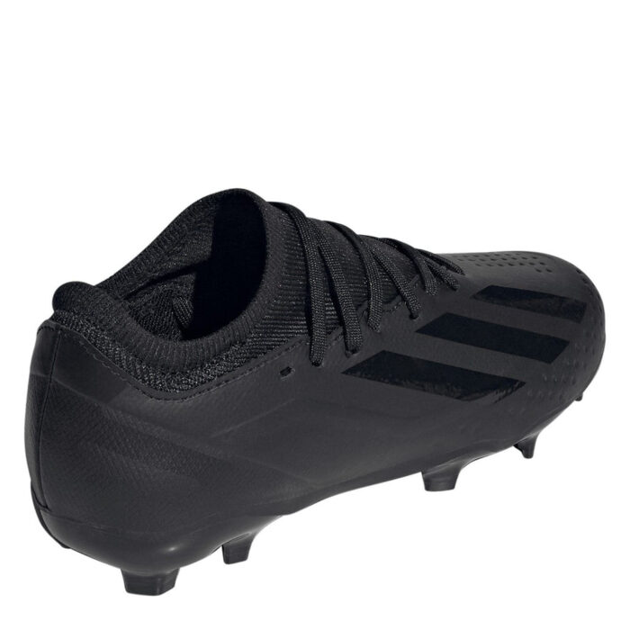 adidas X Crazyfast Junior Firm Ground Football Boots – Black/Black – view 4
