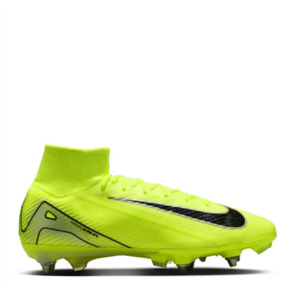 Nike Zoom Mercurial Superfly 10 Soft Ground Football Boots – Volt/Black
