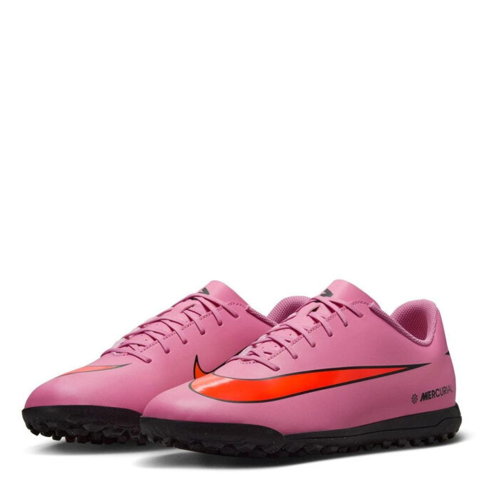 Nike Mercurial Vapor 16 Turf Football Boots – Pink/Black – view 3