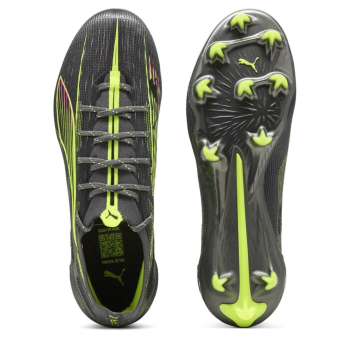 Puma Womens Ultra 5 Firm Ground Football Boots – Matte Silver – view 3