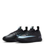 Nike Mercurial Vapor 16 Junior Indoor Football Boots – Black/Blue – view 4