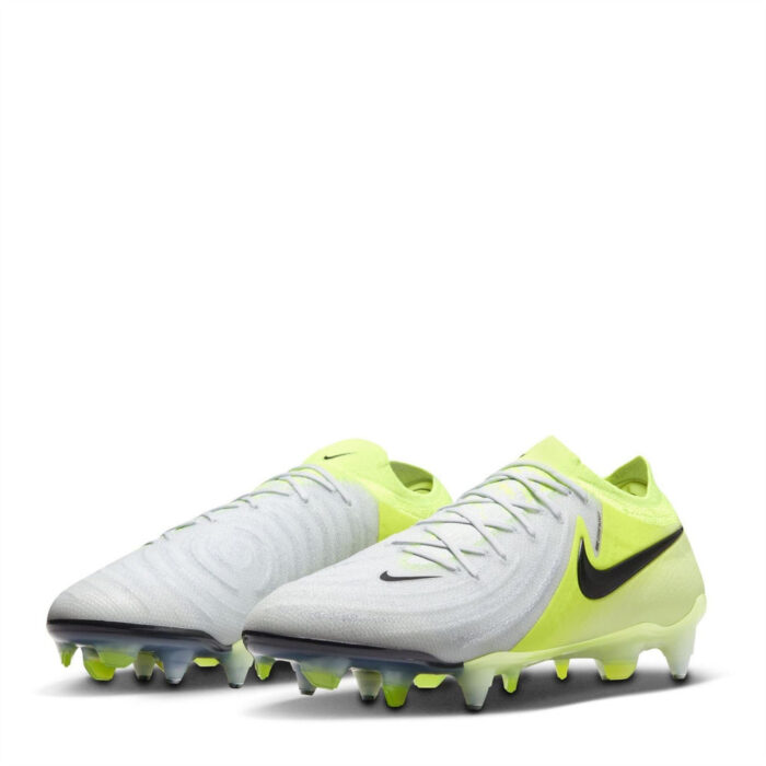 Nike Phantom Gx 2 Soft Ground Football Boots – Silver/Volt - Image 4