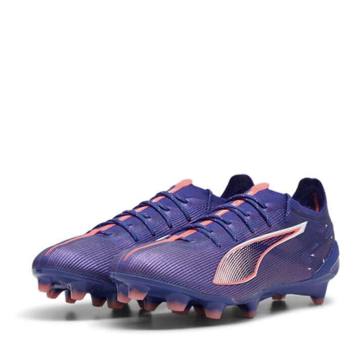 Puma Womens Ultra 5 Firm Ground Football Boots – Purple/Wht/Org – view 7