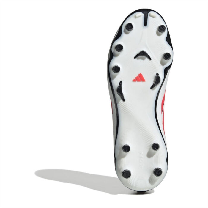 adidas Copa Pure 3 Junior Firm Ground Football Boots – White/Red – view 6