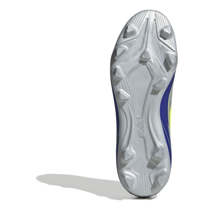 adidas F50 Junior Firm Ground Football Boots – Silver/Blue – view 6