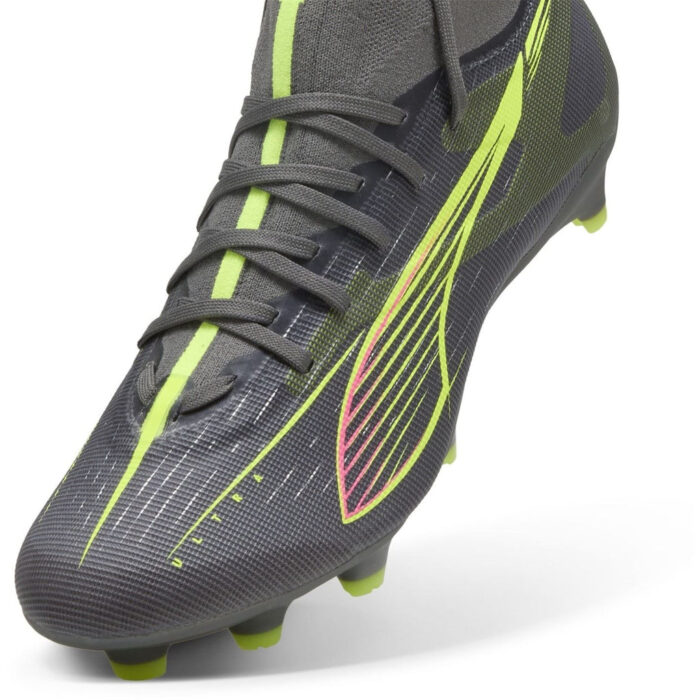 Puma Womens Ultra 5 Firm Ground Football Boots – Silver/Yellow – view 6