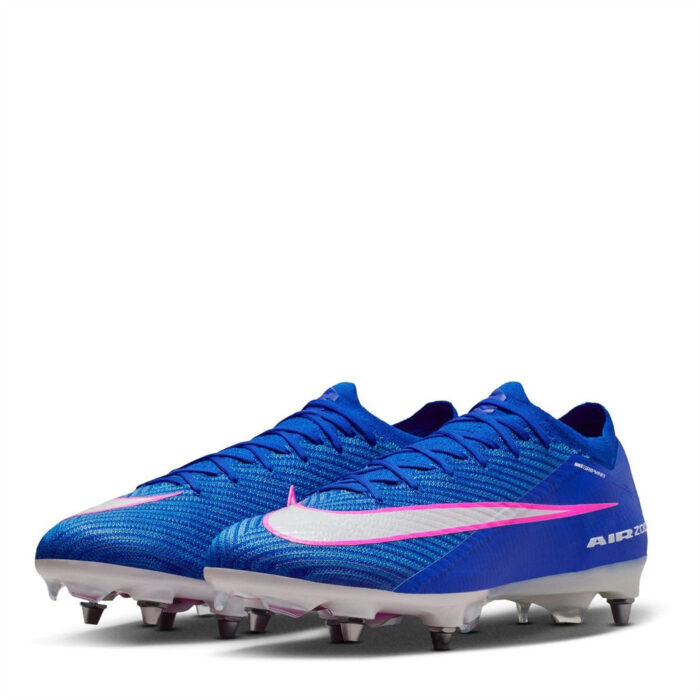 Nike Mercurial Vapor 16 Soft Ground Football Boots – Blue/Wht/Pink – view 4