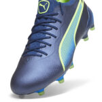 Puma Womens King Firm Ground Football Boots – Blue/Green – view 6