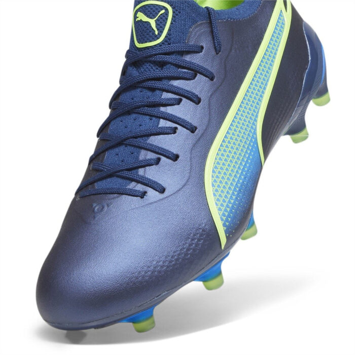 Puma Womens King Firm Ground Football Boots – Blue/Green – view 6
