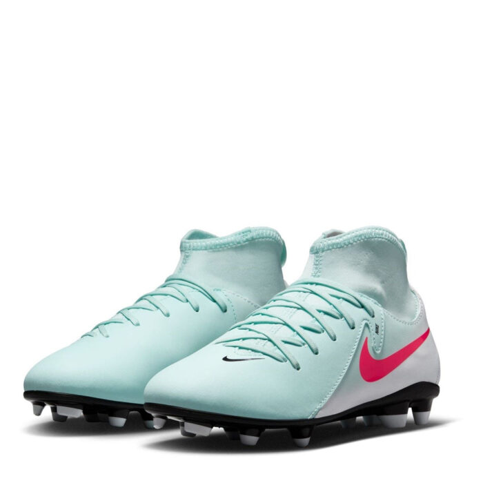 Nike Phantom Luna Ii Junior Firm Ground Football Boots – Mint/Red - Image 4