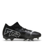 Puma Womens Future 7 Firm Ground Football Boots – Black/White – view 4