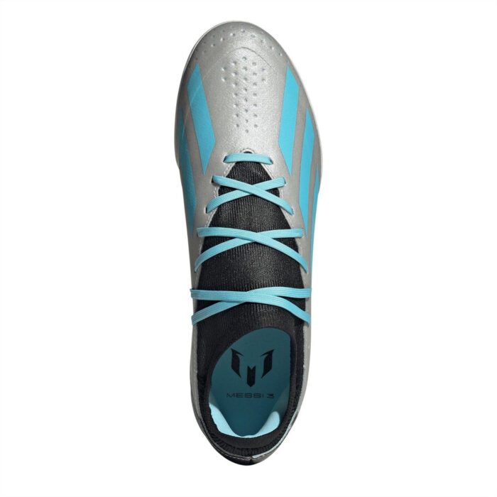 adidas X Crazyfast Turf Football Boots – Silver/Blue/Blk – view 5