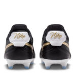Nike Tiempo Ligera Firm Ground Football Boots – Blk/Wht/Gold – view 5