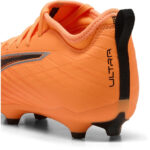 Puma Junior Firm Ground Football Boots – HtFr-Blk-GlwRd - Image 5