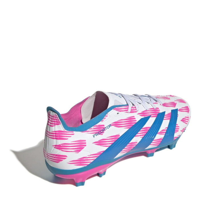 adidas Predator 24 Firm Ground Football Boots – White/Pink - Image 4