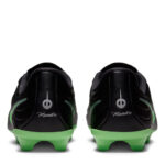 Nike Tiempo Junior Firm Ground Football Boots – Black/Green – view 5