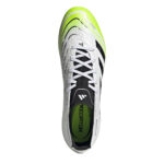 adidas Predator Soft Ground Football Boots – White/Blk/Lemon – view 5
