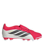 adidas Predator Fold Over Tongue Junior Firm Ground Football Boots – Red/Blk/White