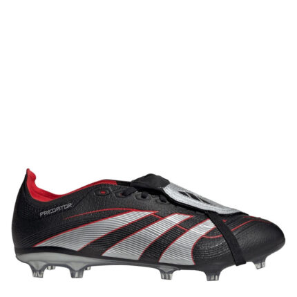 adidas Predator Firm Ground Football Boots – Black/Red