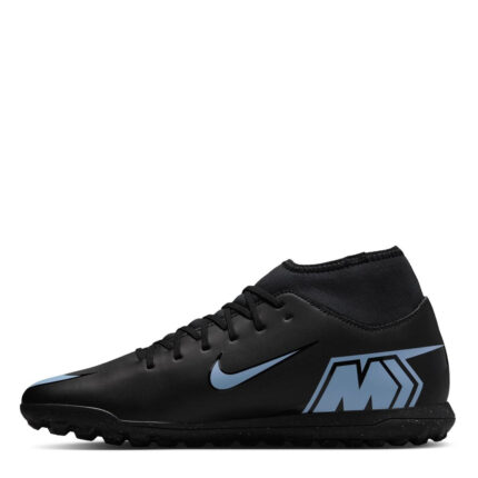 Nike Mercurial Superfly 10 Turf Football Boots – Black/Blue – view 2