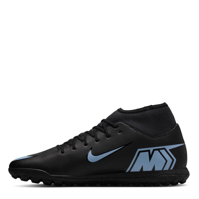 Nike Mercurial Superfly 10 Turf Football Boots – Black/Blue – view 2