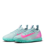 Nike Zoom Mercurial Vapor 16 Junior Turf Football Boots – Grey/Pink - Image 4