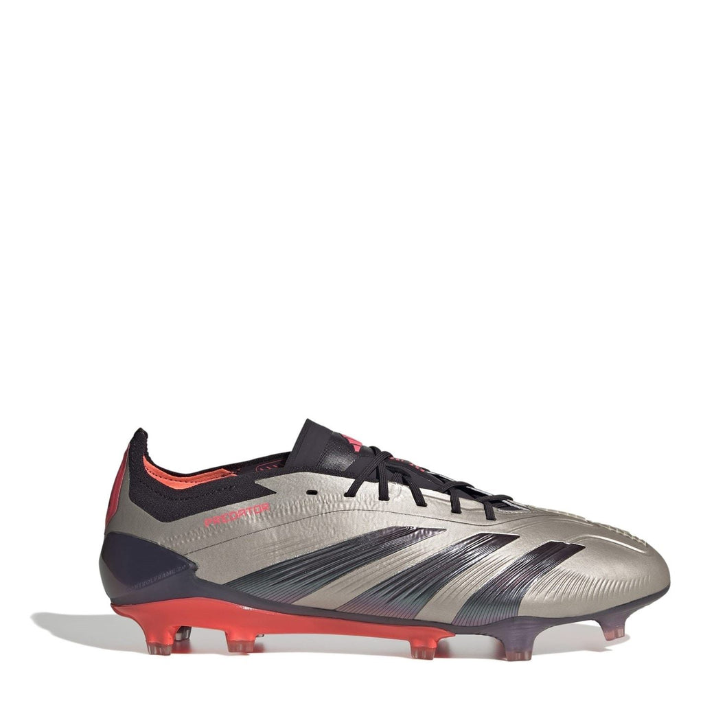 adidas Predator Junior Firm Ground Football Boots – platin met.