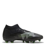 Puma Future 8 Firm Ground Football Boots – Black/Green – view 4