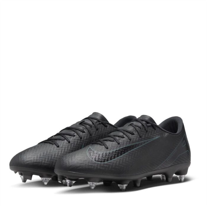 Nike Zoom Mercurial Vapor 16 Soft Ground Football Boots – Black/Green – view 4