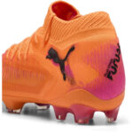 Puma Womens Future 8 Firm Ground Football Boots – Orange/Black – view 5