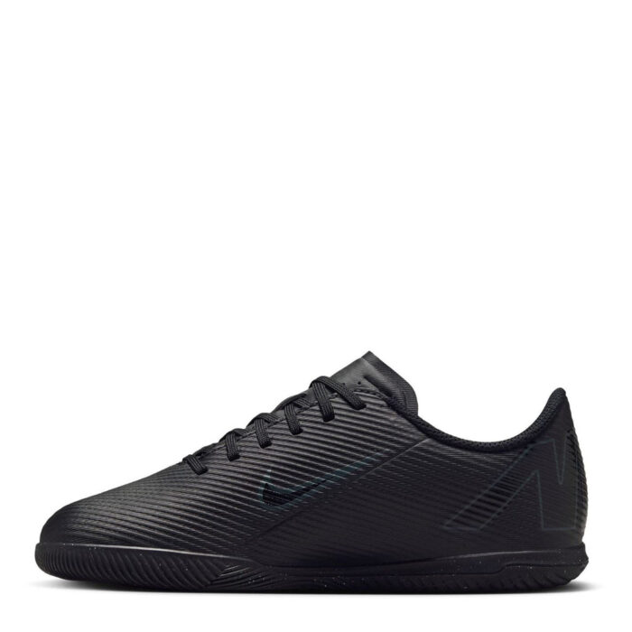 Nike Mercurial Vapor 16 Junior Indoor Football Boots – Black/Green – view 2